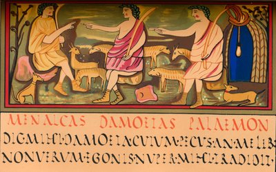 Menalcas, Damoetas e Palaemon, século V, 1849. de Walter