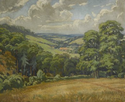 Devon Scene, Near Widdecombe Moor, c.1949 (oil on canvas) de Walter Ashworth
