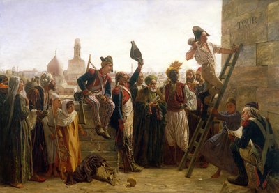 Os franceses no Cairo em 1800, 1884 de Walter Charles Horsley
