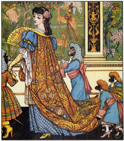 "A Beleza e a Batida": Ilustração de Walter Crane (1845-1915) de Walter Crane