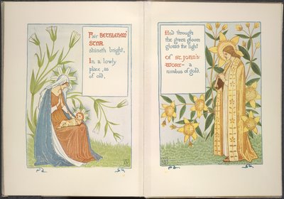 Estrela de Belém e o mosto de St. Johns de Walter Crane