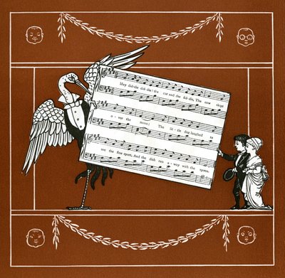 O gato e o violino de Walter Crane