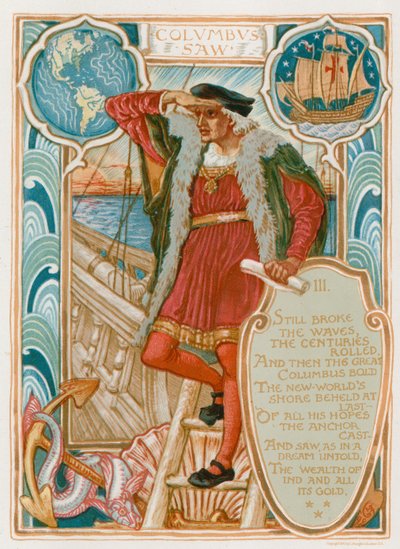 Columbus Saw de Walter Crane