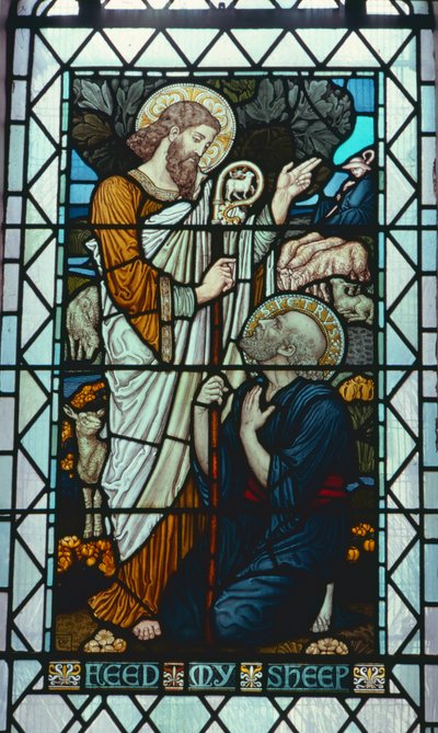 "Feed My Sheep" de Walter Crane (1845-1915) de Walter Crane