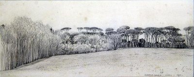 Cinco desenhos (lápis sobre papel) (ver também 351097 e 351099) de Walter Crane