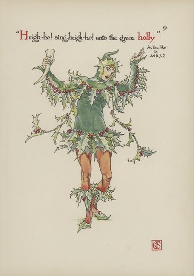 Flores do jardim de Shakespeare de Walter Crane