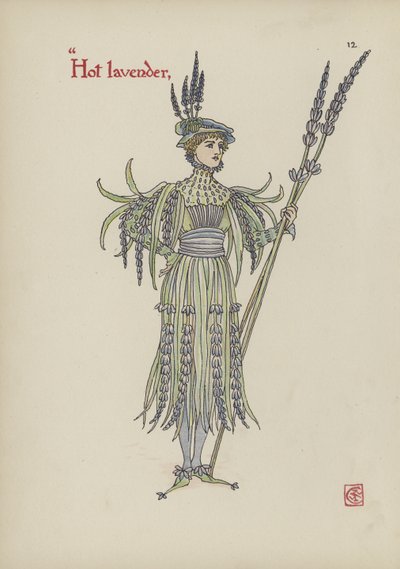 Flores do jardim de Shakespeare de Walter Crane
