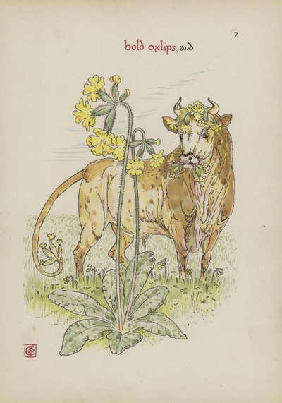 Flores do jardim de Shakespeare de Walter Crane