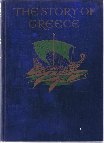 Design de placa frontal, ilustração da história da Grécia, de 1930 de Walter Crane
