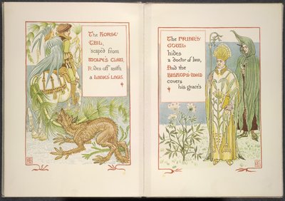 Cauda de cavalo e capuz de frade de Walter Crane