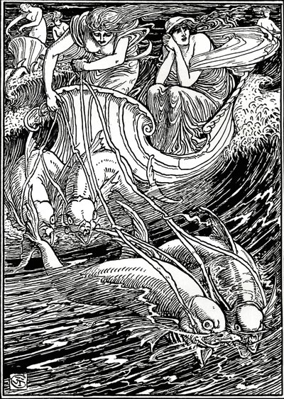 Ilustração para o Faerie Queene, c1890, 1897 de Walter Crane