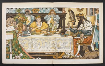 Ilustração para o Príncipe Sapo. de Walter Crane