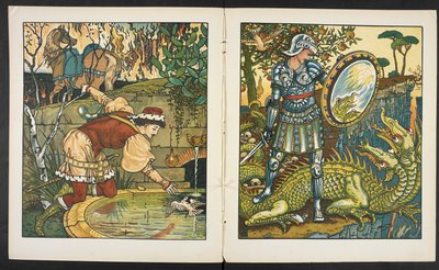 Ilustração para a história, Princesa Belle étoile. de Walter Crane