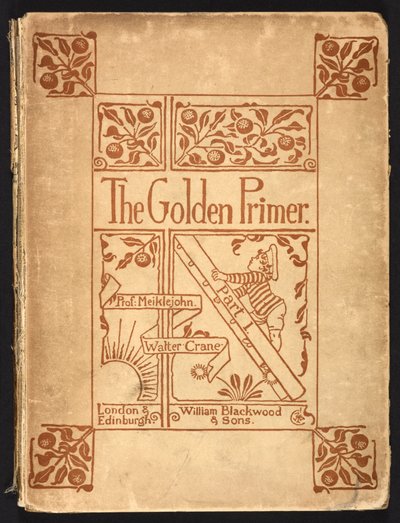 Capa interior do "The Golden Primer". de Walter Crane