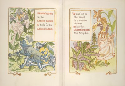 Esporão do cavaleiro e mosto do palhaço de Walter Crane