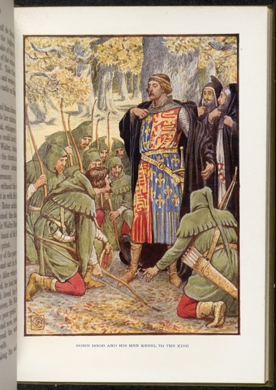 Robin Hood antes de Richard I de Walter Crane