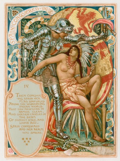 Espanha conquistada de Walter Crane