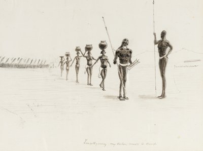 [ ... ]., o meu irmão, vem para o acampamento (tinta, lápis) de Walter D.M. Bell