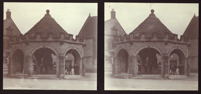 Somerton Market Cross, Market Place, Somerton, South Somerset, Somerset, 1913. de Walter Edward Zehetmayr