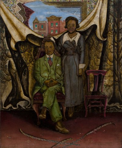 Pai e Mãe - Tintype de Walter Ellison