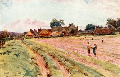 A Somerset Homestead, Near Limpley Stoke (cor litho) de Walter Frederick Roofe Tyndale