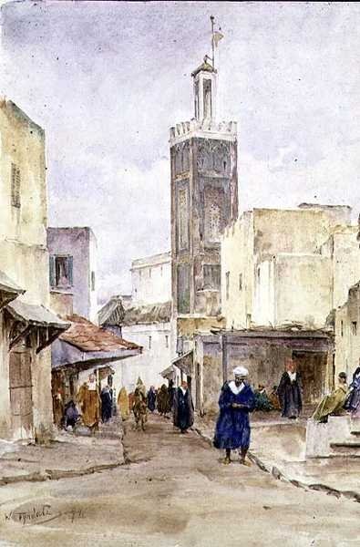 Uma Cena de Rua Oriental de Walter Frederick Roofe Tyndale