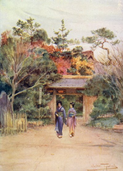 Portal dos Jardins de Shakwe perto de Tokio de Walter Frederick Roofe Tyndale