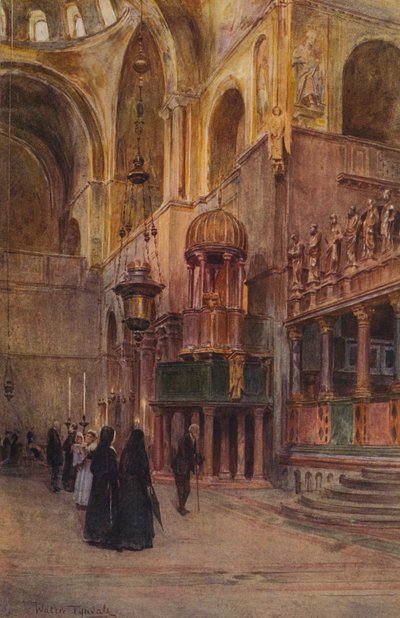 Interior de São Marcos, c1900 1913 de Walter Frederick Roofe Tyndale