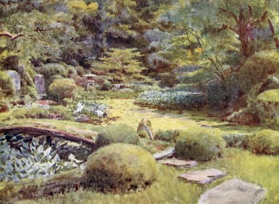 Jardim do templo de Kuradani, Kyoto de Walter Frederick Roofe Tyndale