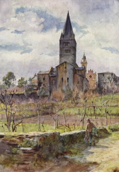 San Salvatore, Itália (cor litho) de Walter Frederick Roofe Tyndale