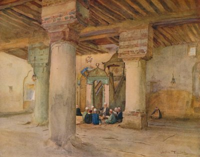 A mesquita em Kosseir, c1905, 1912 de Walter Frederick Roofe Tyndale
