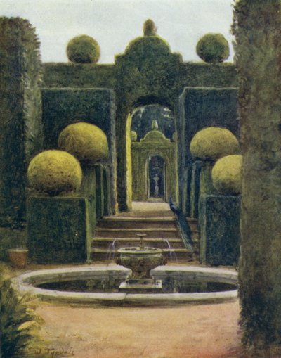 A Nova Floresta: No Brokenhurst Park Garden (cor litho) de Walter Frederick Roofe Tyndale
