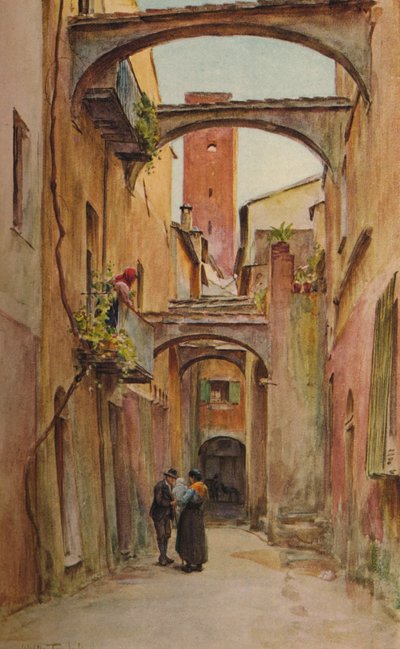 Via dello Speddale, Noli, c1910, 1912 de Walter Frederick Roofe Tyndale