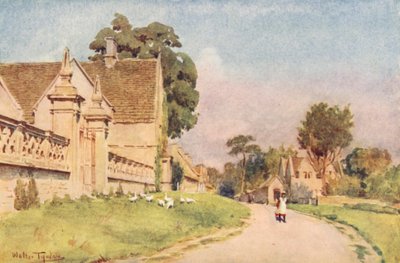 Wessex: Claverton Manor, perto de Bath (litografia a cores) de Walter Frederick Roofe Tyndale