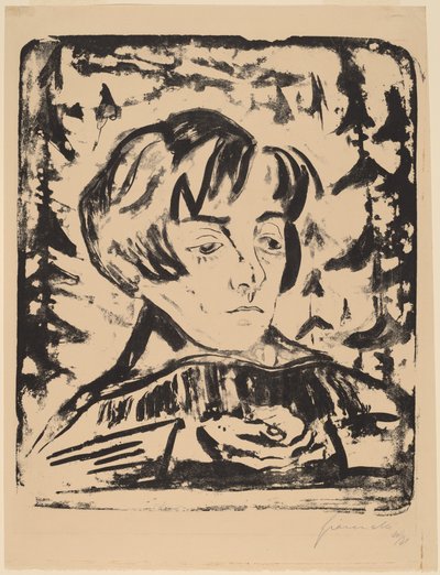 Ouvindo, 1920-1921. de Walter Gramatte