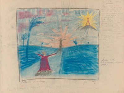 Notizbuch: Ziganka - Der träumende Knabe. Pantomimisches Ballett zur Musik von Sonia Friedman-Gramatté. Bühnenbilder von Walter Gramatté de Walter Gramatte