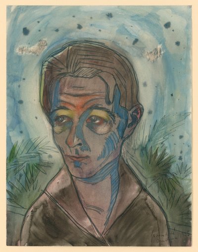 Selbstbildnis de Walter Gramatte