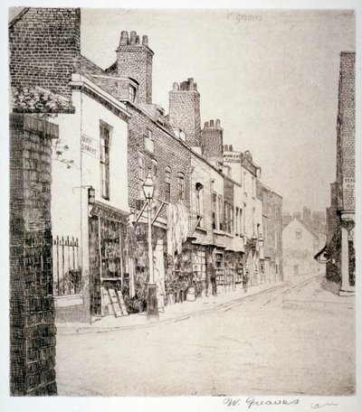 Duke Street, Chelsea, Londres, 1873 de Walter Greaves