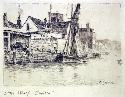 Lime Wharf, Chelsea de Walter Greaves