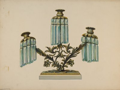 Candelabra, c. 1938. de Walter Hochstrasser
