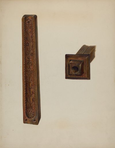 Candle Mold, c. 1939. de Walter Hochstrasser