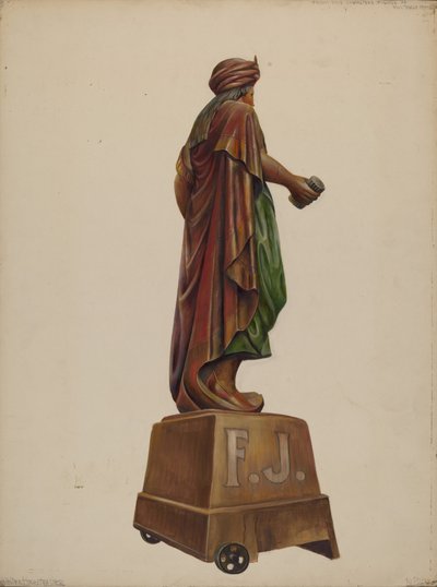 Cigar Store Figure, c. 1937. de Walter Hochstrasser