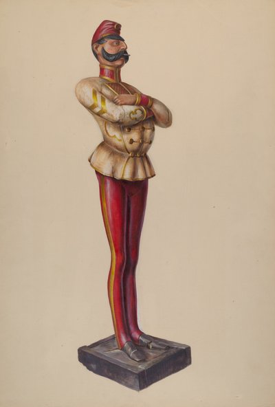 Cigar Store Figure, c. 1937. de Walter Hochstrasser