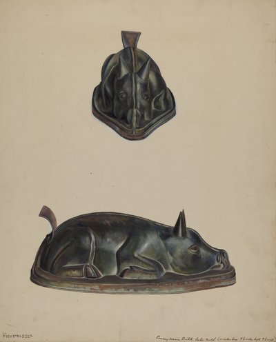 Pai. Molde Alemão para Bolos, 19351942. de Walter Hochstrasser
