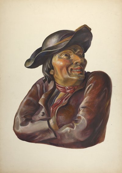 Busto da Taberna, c. 1937. de Walter Hochstrasser