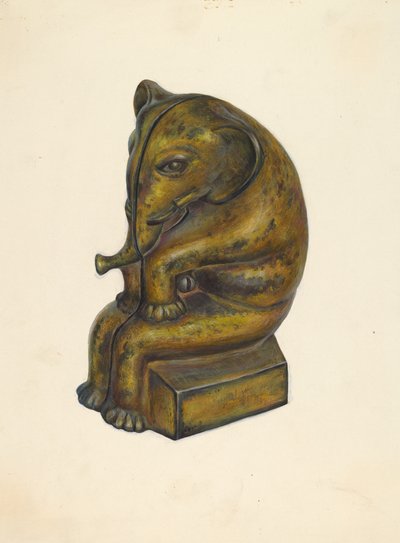 Toy Bank: Elefante, c. 1939. de Walter Hochstrasser