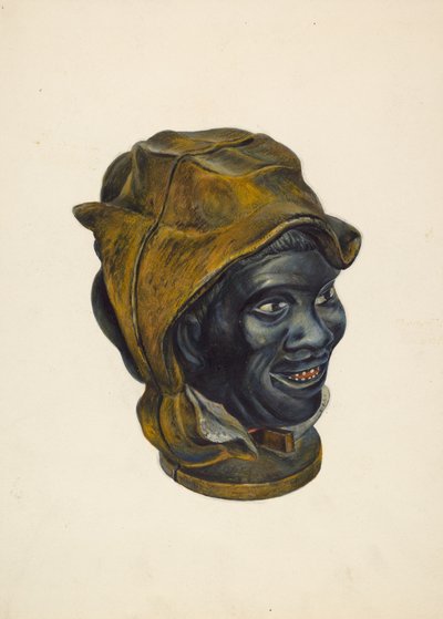 Toy Bank: Negro Boy Head, c. 1939. de Walter Hochstrasser