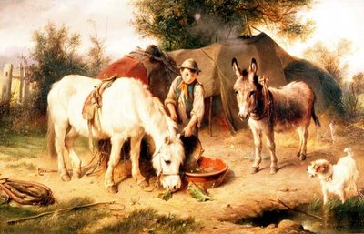 O acampamento cigano de Walter Hunt