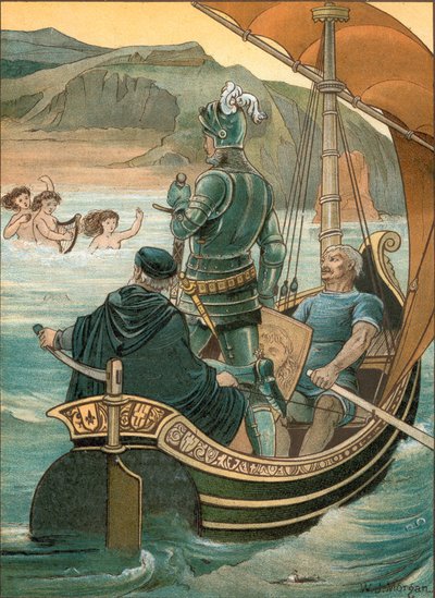 Este é o porto de descanso da Trouleous Toyle de Walter Jenks Morgan