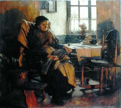 Na Luz de Fogo de Walter Langley